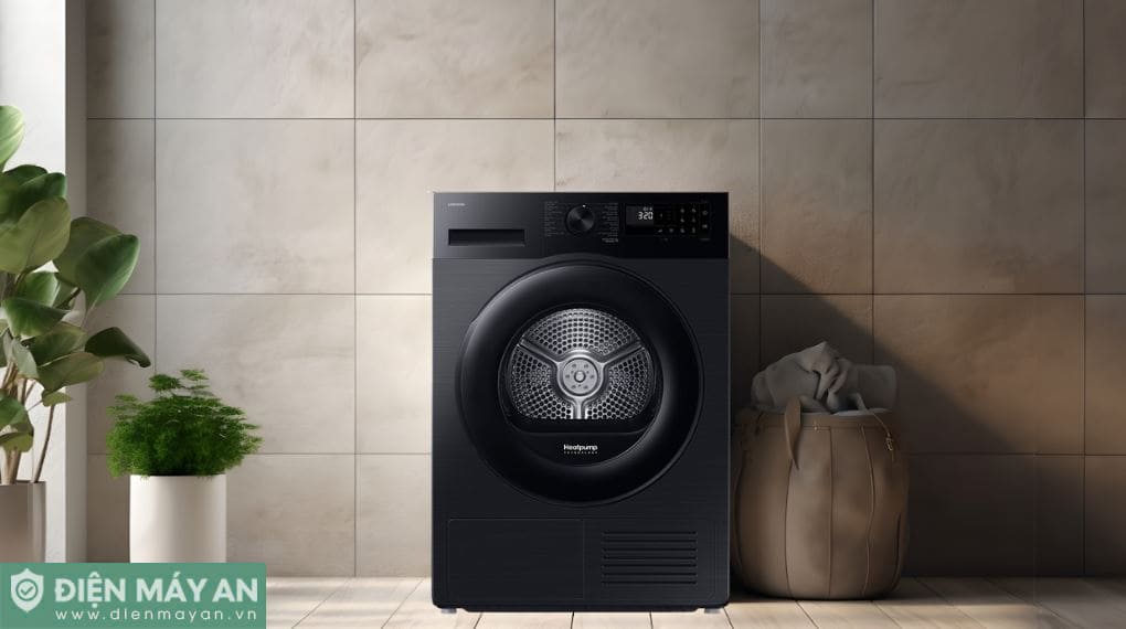 Máy sấy bơm nhiệt Samsung 9 kg DV90CGC2A0ABSV